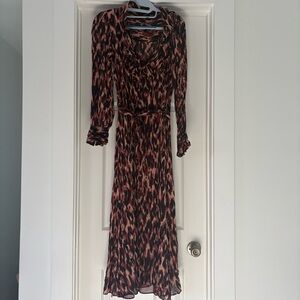 Massimo Dutti Leopard Print Dress